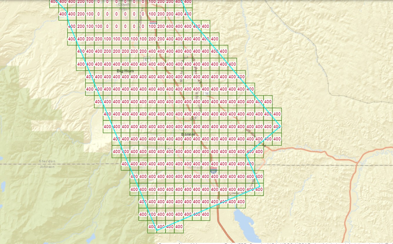 LAANC grid for KSHR - south end