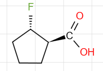  (1R, 2S)-2-fluorocyclopentane-1-carboxylic acid