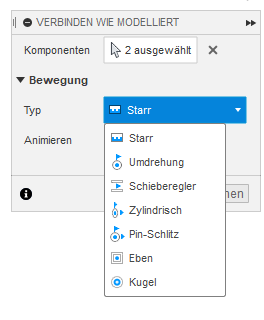 All possible combinations