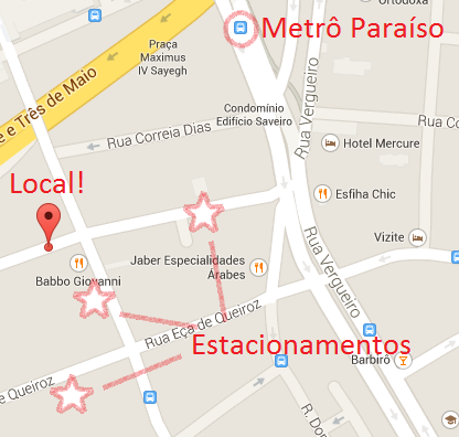 Preview do mapa do local