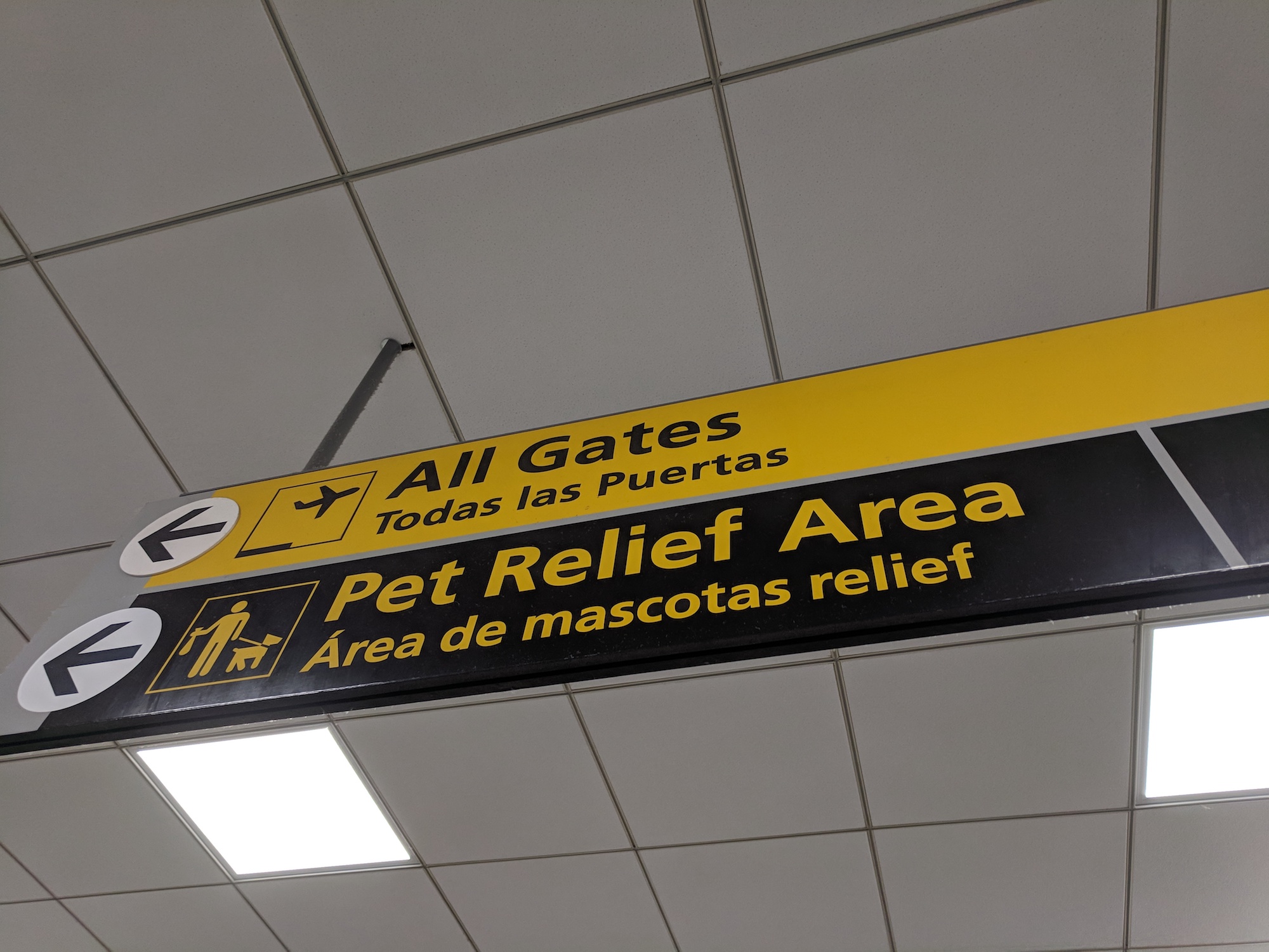 Pet Relief Area - Área de mascotas relief