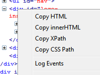 Copy path options