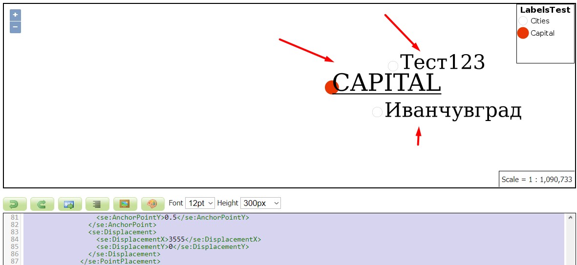 GeoServer WRONG visualization of label placements