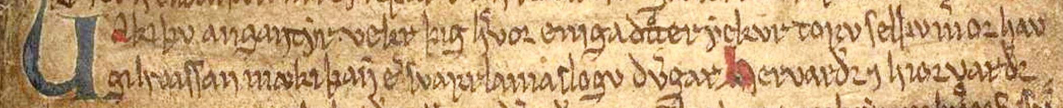 Scan of part of folio 74r of manuscript H, transcribed below