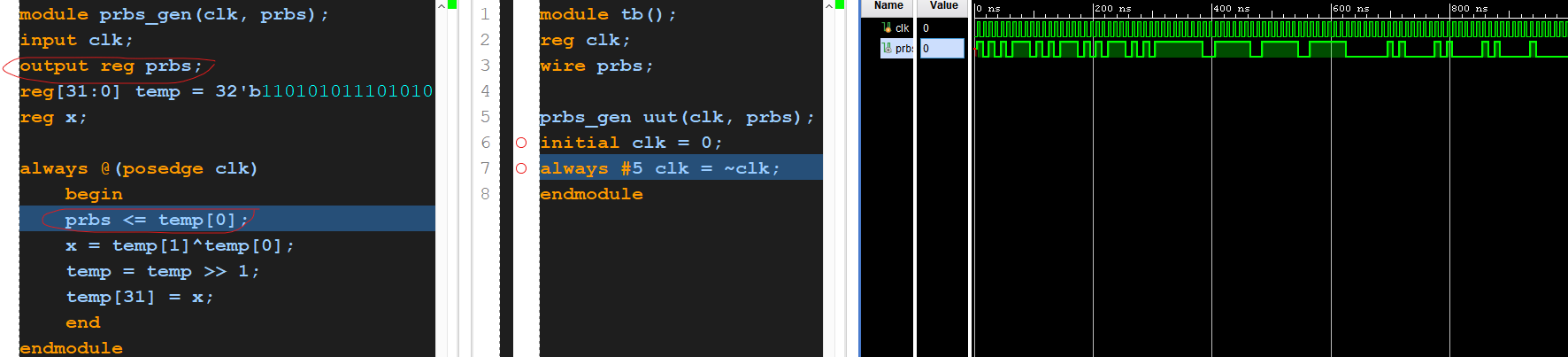 Output is wire and blocking assignment with "assign" keyword