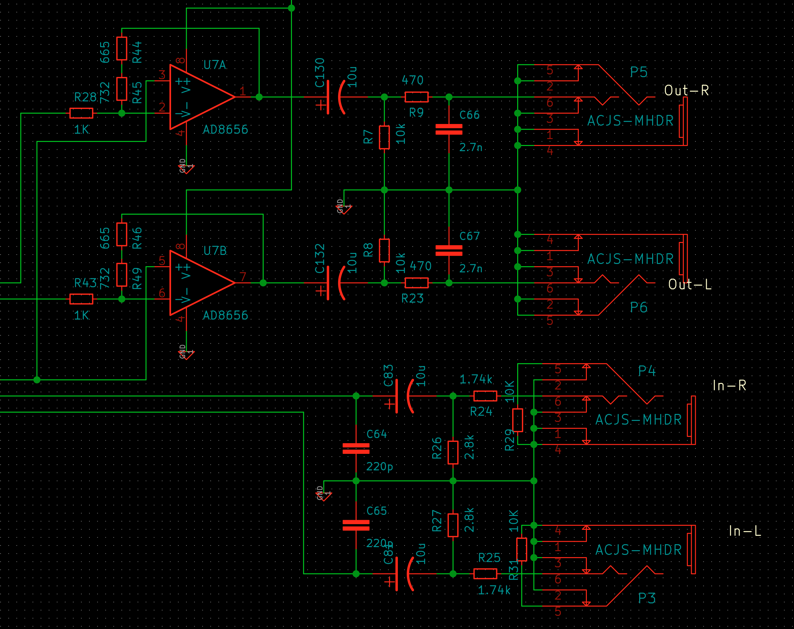 analog in & outputs