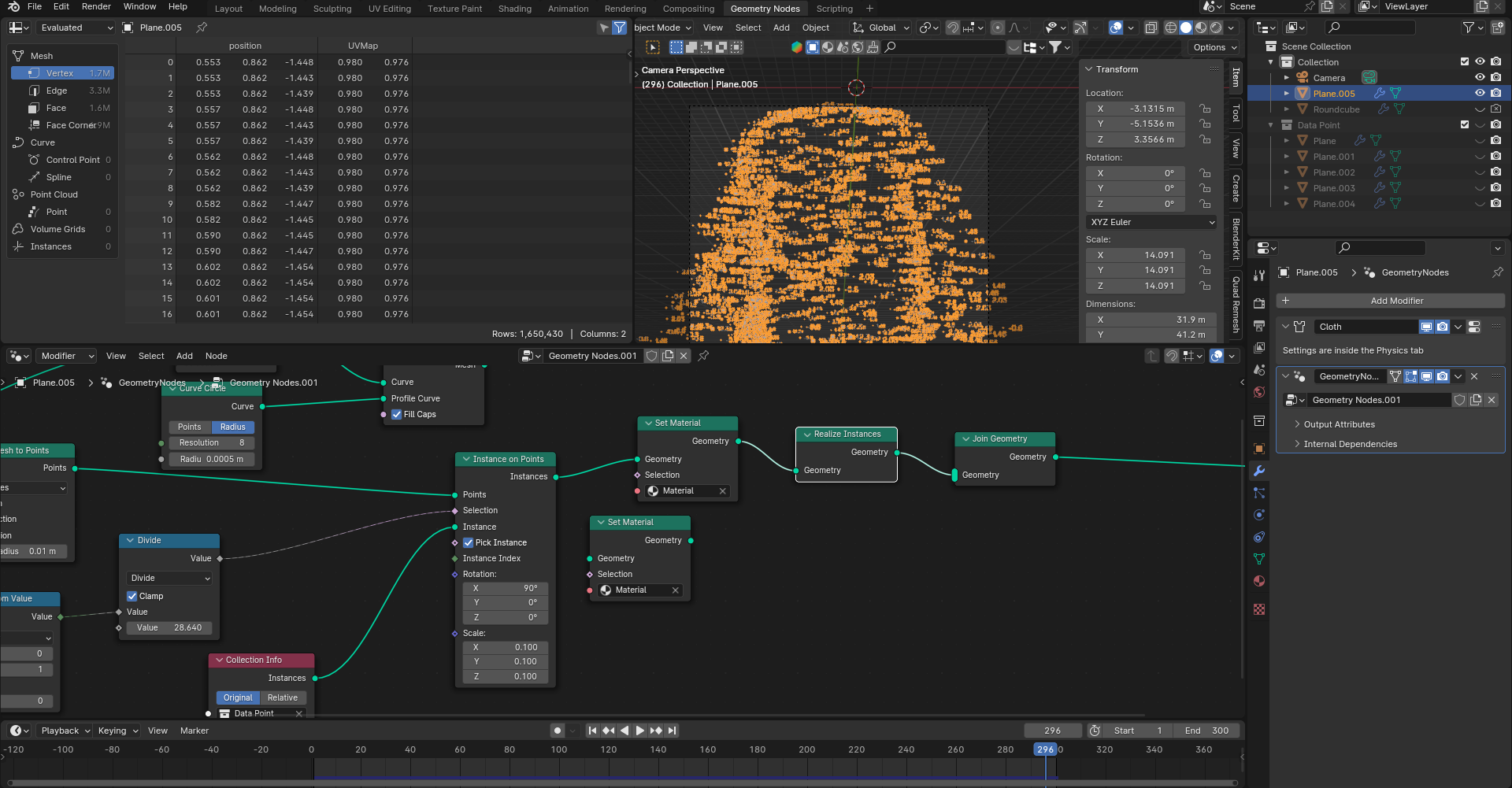 Geo Node Setup