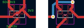 two possible connections of BSS138