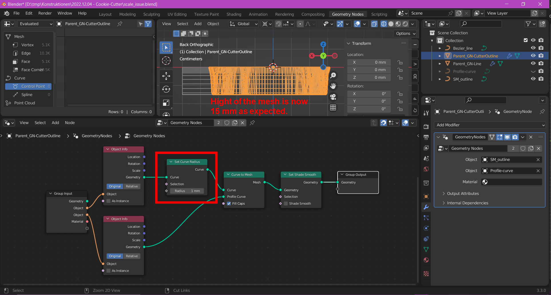 A set-curve-radius node fixed the issue