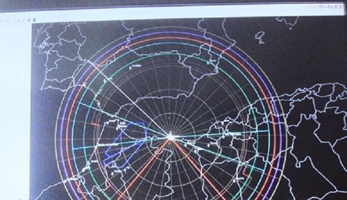 Thales Raytheon GM400 display screen