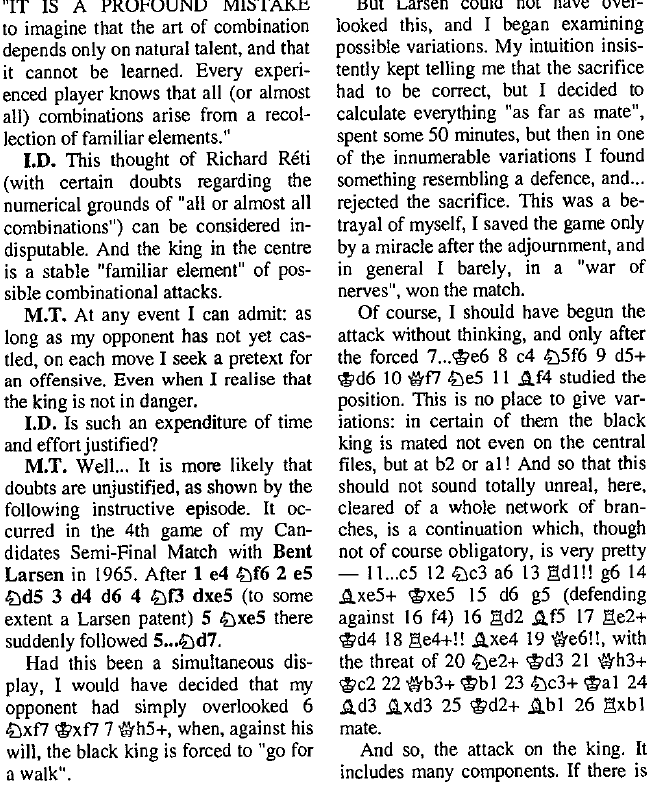 Page 6- Attack with Mikhail Tal