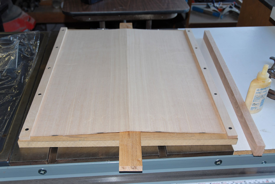 Thin panel glue-up jig