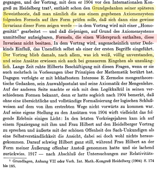 O. Blumenthal: Lebensgeschichte, in third volume of 1935 edition of Hilbert's collected works