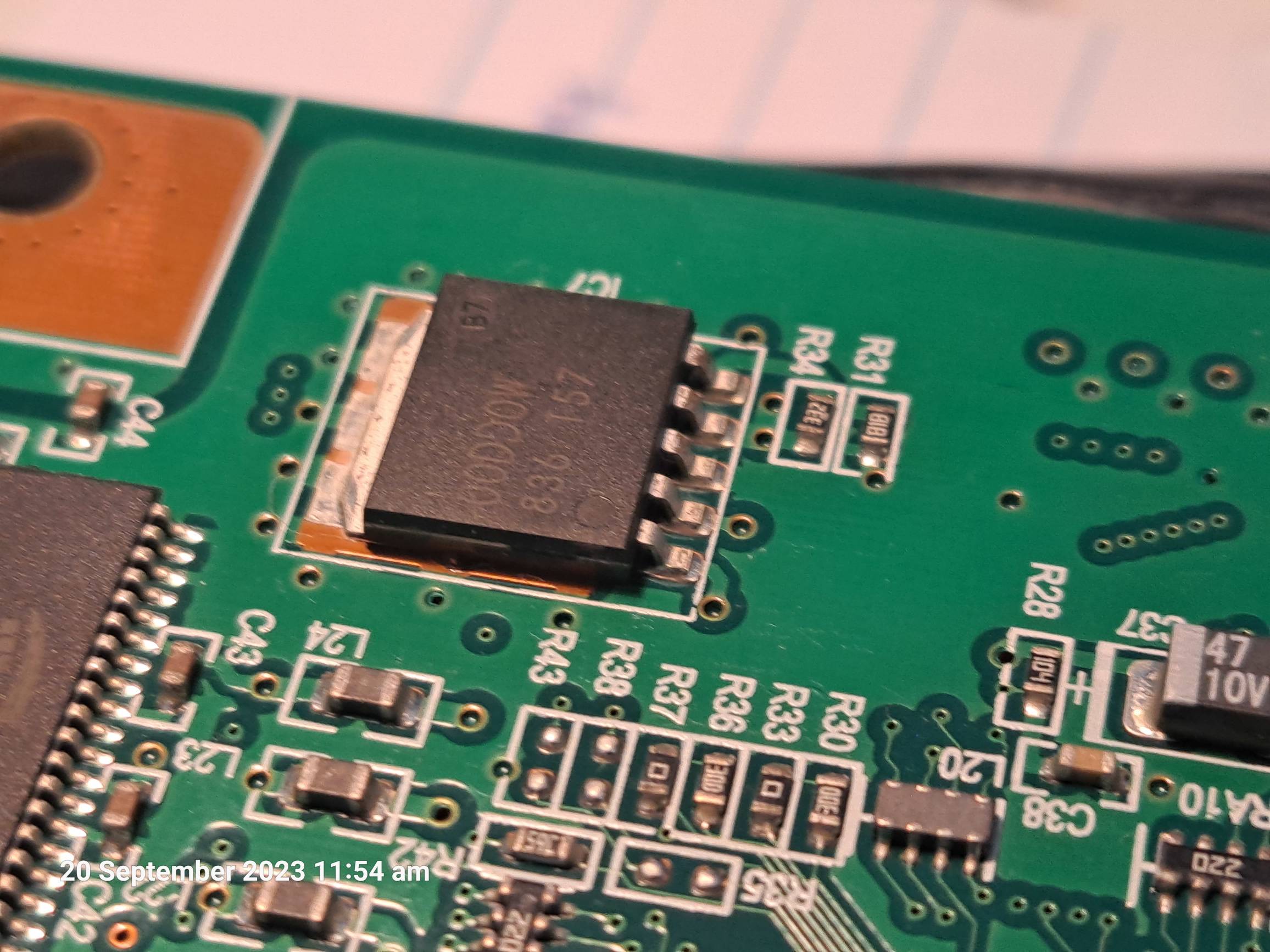 Power IC close-up photo