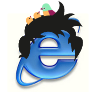 internet explorer with quarantine hair