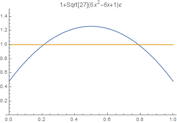 1-sqrt(27)(6x^2-6x+1)\epsilon