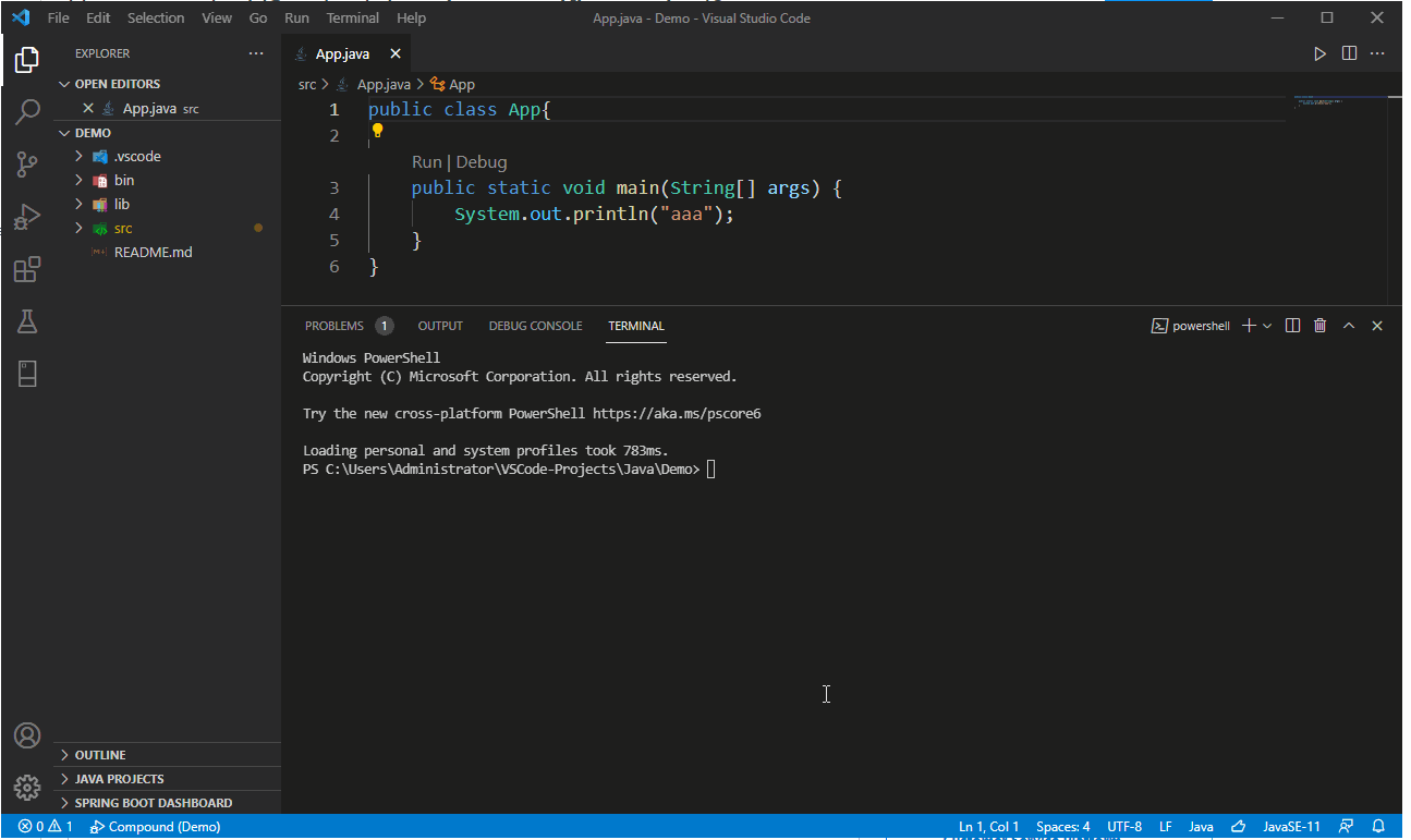 java - How to make VScode debug in a specific terminal? - Stack Overflow