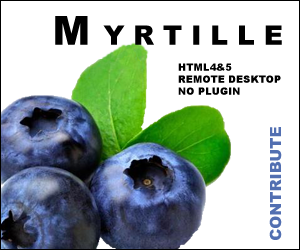 Myrtille, a native HTML4/5 Remote Desktop Protocol client