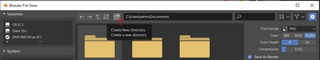 Create New Directory