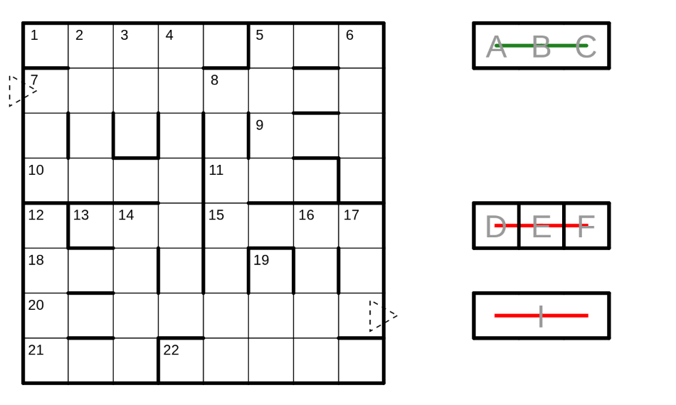 Empty crossword grid