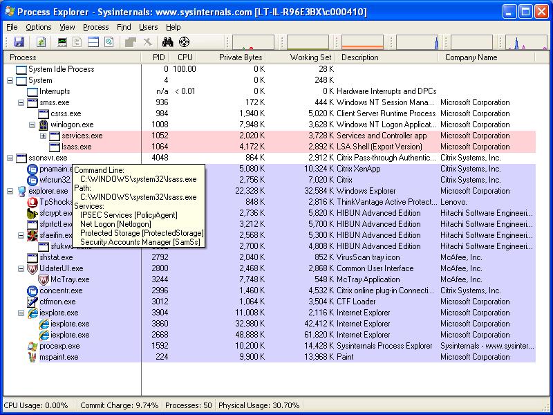 Process Explorer: The oversized 19 year old on the highschool football team.