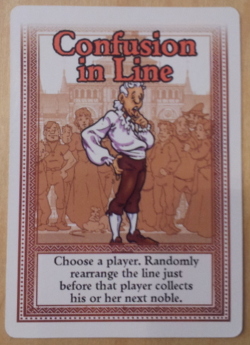 Confusion in Line -action card