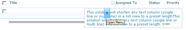 I have hidden the ECB menu from the task/DocLib lists, and I am using jquery to truncate the title field into 50 char and remaining will be displayed in the jquery popup. Even though I have removed the ecb menu but I am getting the menu image will hovering the title value. How to resolve this? 