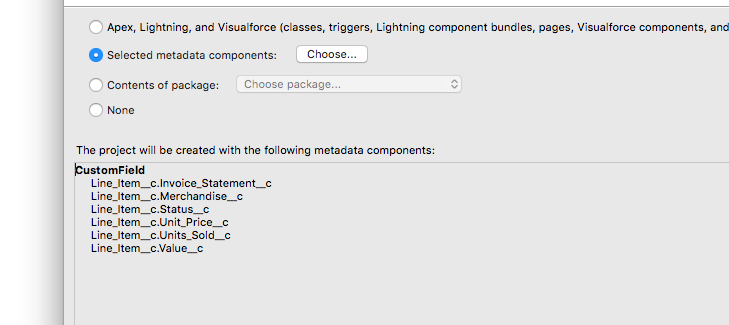 Click on the custom field checkbox and you will get to move just those fields like you wanted.