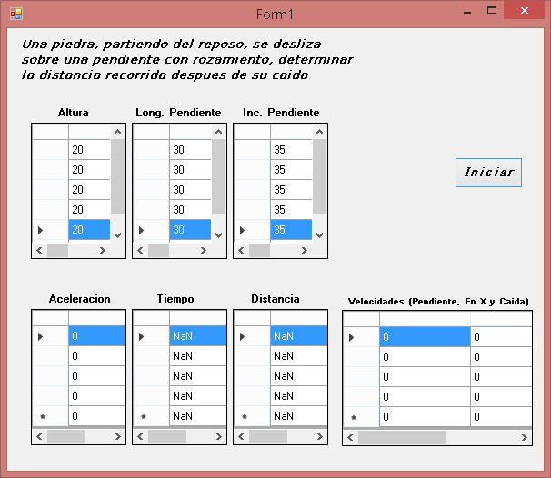 Programa visual para practica de fisica