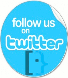 follow us on twitter