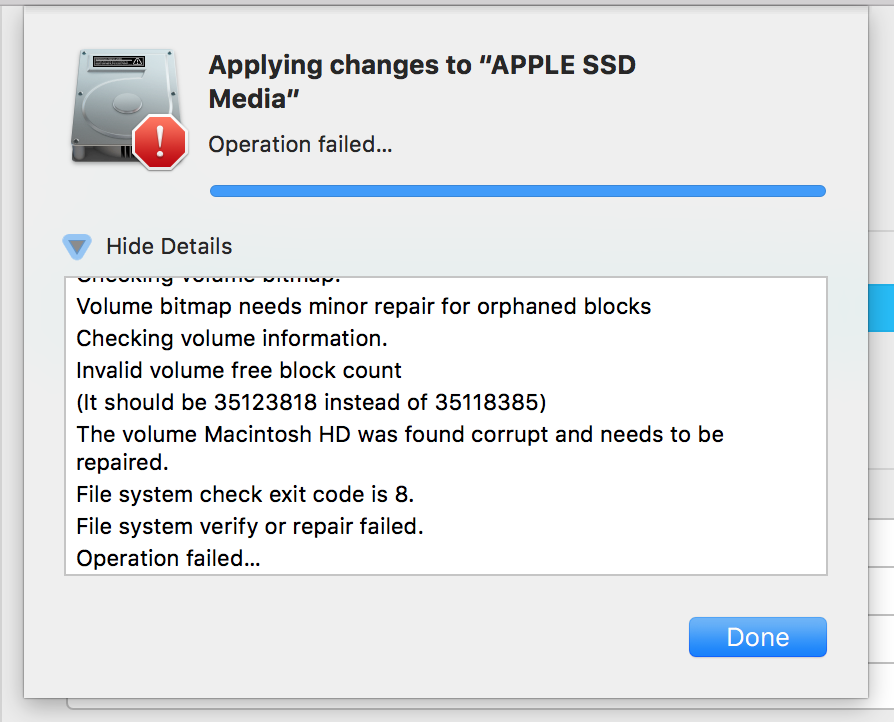 partitioning failed