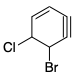 5-bromo-6-chlorocyclohex-1-en-3-yne