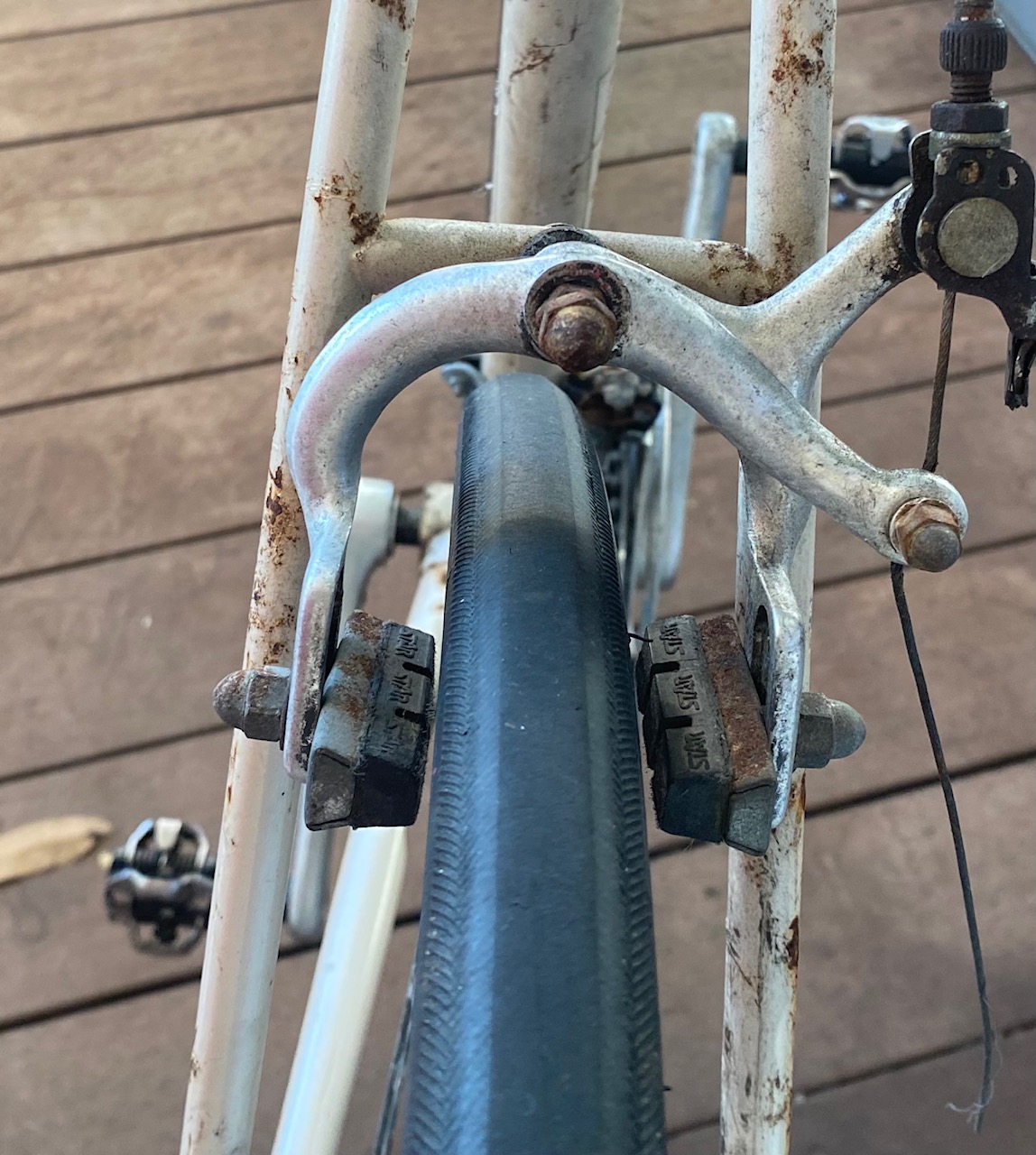 Restoring vintage road bike need help with brake choice compatibility Bicycles Stack Exchange