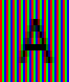 simulated subpixels