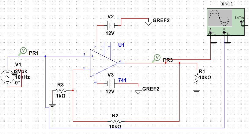 My non-inverting circuit