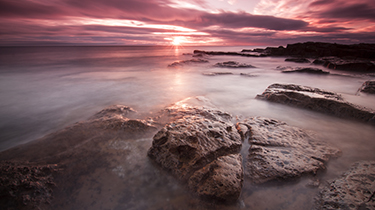 Sunrise at Whitley Bay - Laurence Nyein