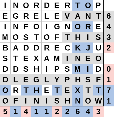 blue grid after more deductions