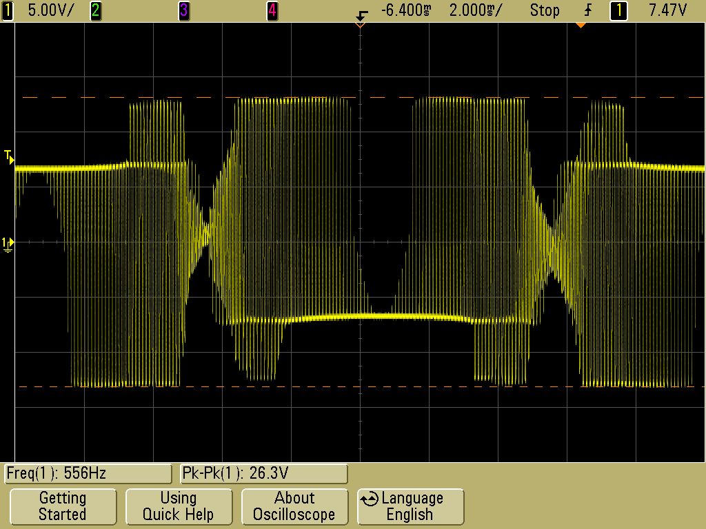 Figure 3: Input Signal to LC Filter