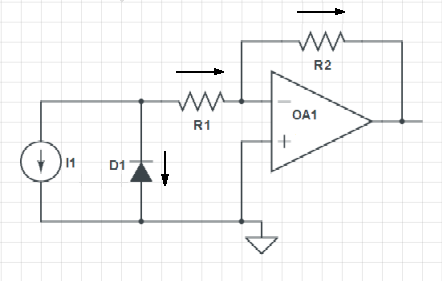 Photovoltaic amplifier circuit