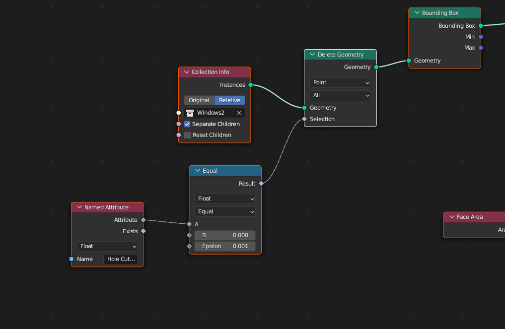 Boolean setup