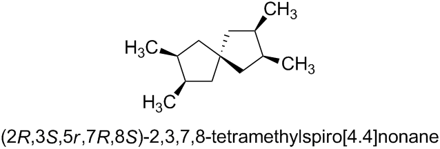 (2R,3S,5r,7R,8S)-2,3,7,8-tetramethylspiro[4.4]nonane