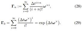 Exponencial Series (equation 28 and 29)