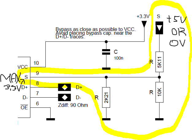 Voltage divider + Pull down