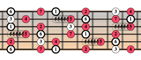 #5 dim7 imposed on the diatonic scale