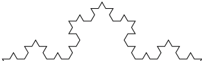 koch snowflake iteration 3