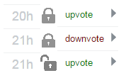 vote lock indicator