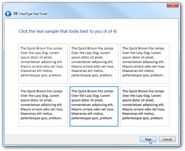 ClearType Text Tuner