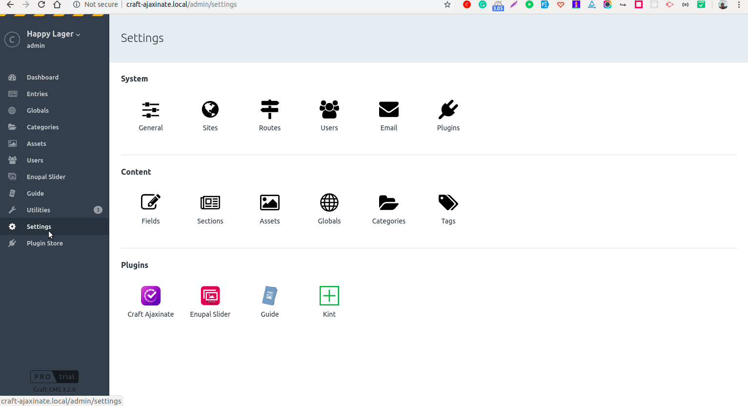 craftcms key