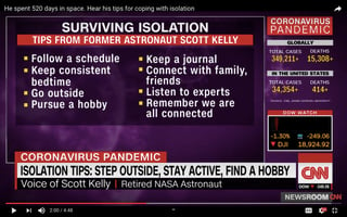 Scott Kelly; surviving isolation in space