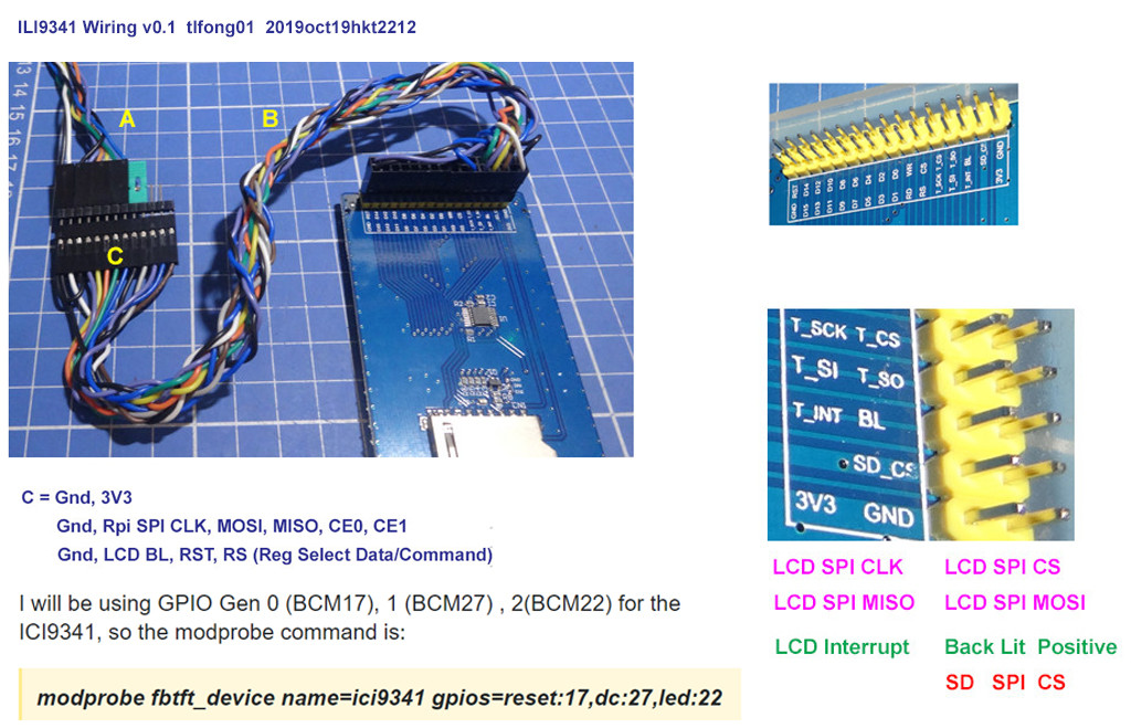 ili9341 wiring